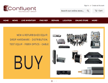 Tablet Screenshot of confluentgroup.com